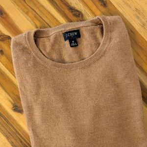 J. Crew Merino Wool Blend Pique Men's Brown Sweater